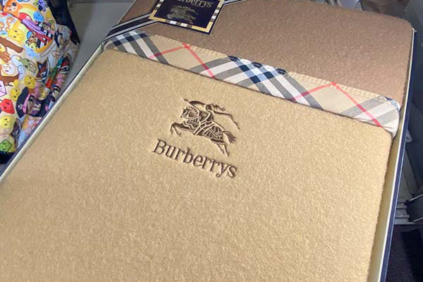 バーバリー毛布